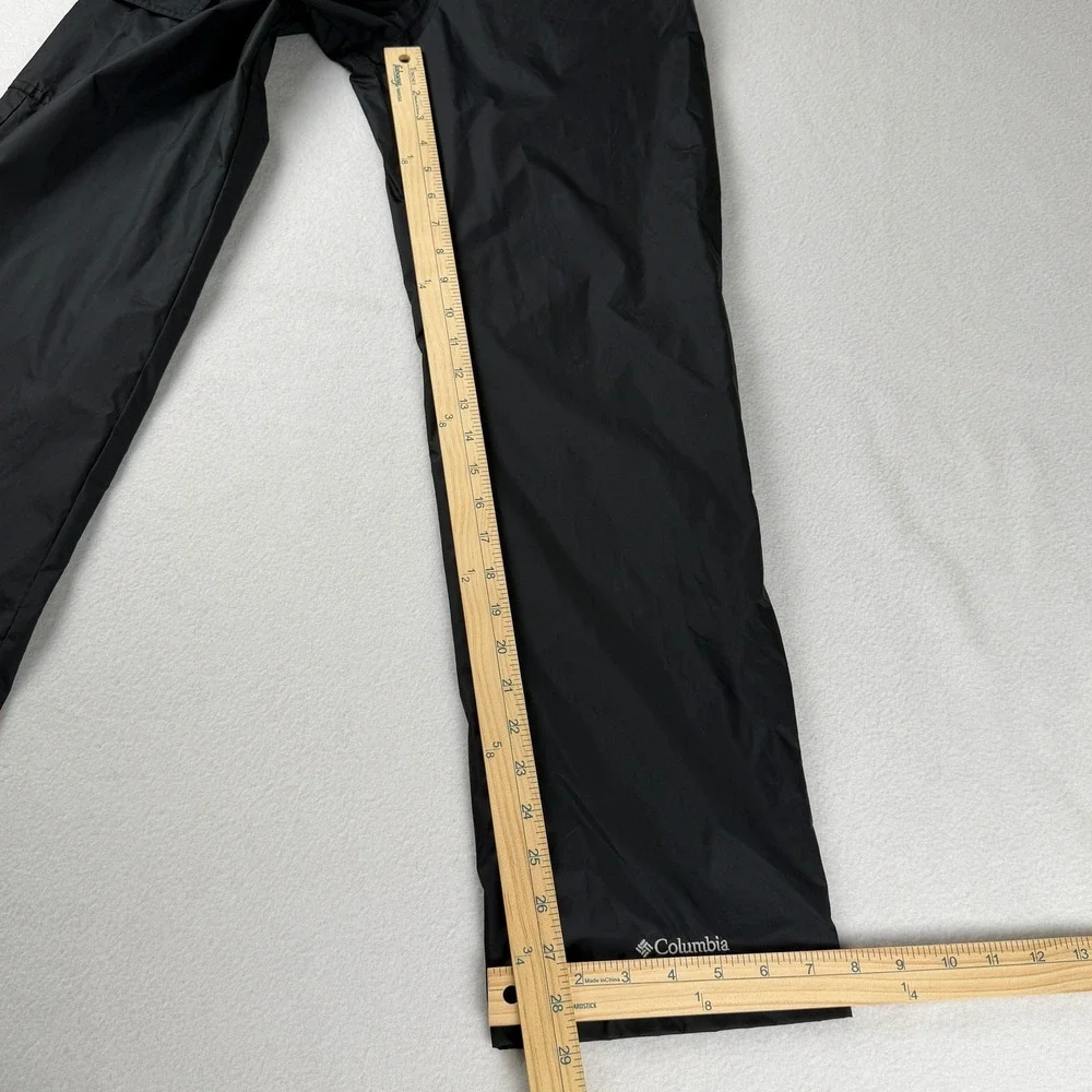 Columbia Kid's Rain Hiking Trail Pants Black Large 14/16